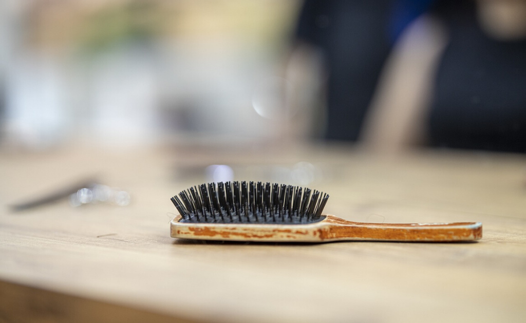 Spazzola in legno con setole naturali